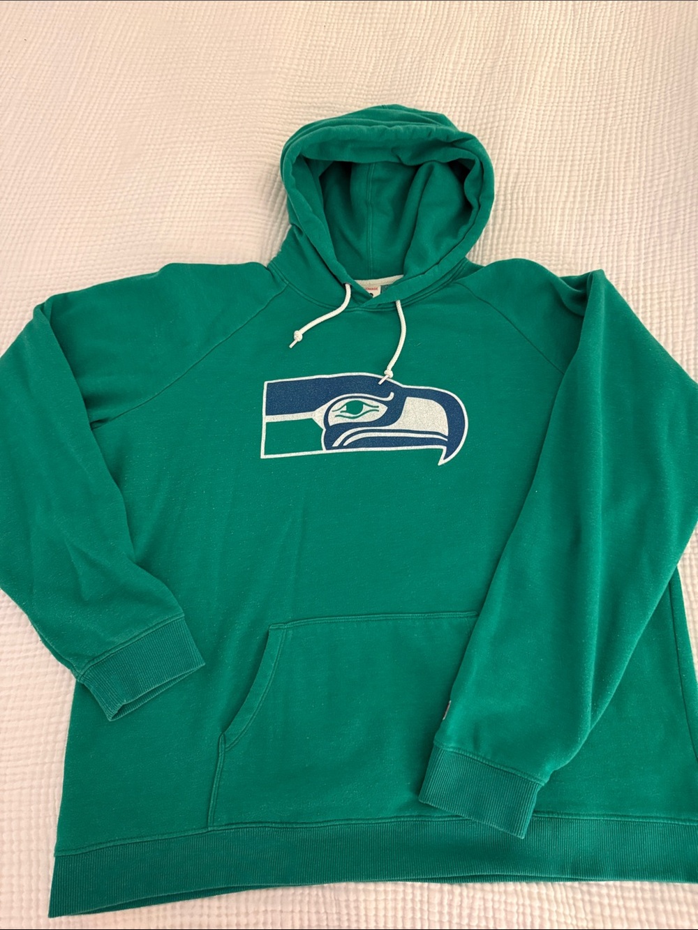 HOMAGE Green Seahawks Hoodie with Vintage logo